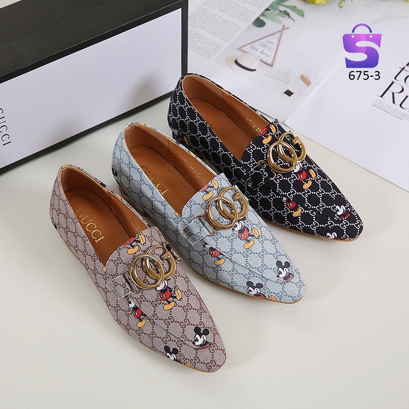 SEPATU WANITA LOAFERS SHOES 675-3