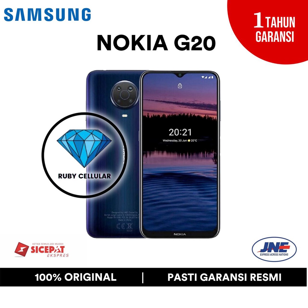 NOKIA G20 4/64GB NEW GARANSI RESMI