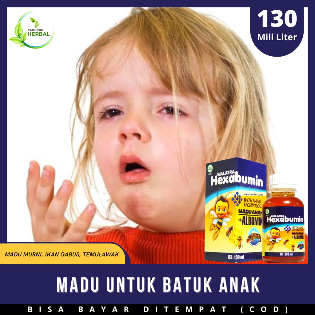 Obat Anak Batuk Kronis, Batuk Berdahak, Batuk Kering, Batuk Menahun, Pilek | HEXABUMIN 100% ASLI