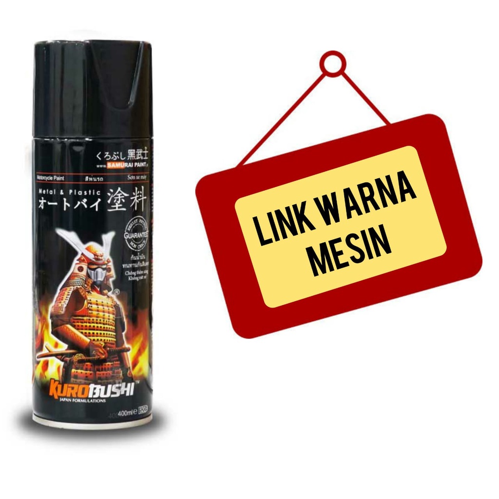 cat semprot samurai pilok pilox samurai varian warna mesin anti panas