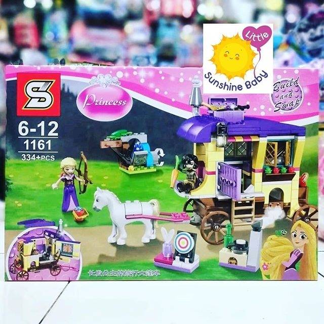 Lego SY Princess Rapunzel 334 pcs - Mainan Lego Anak