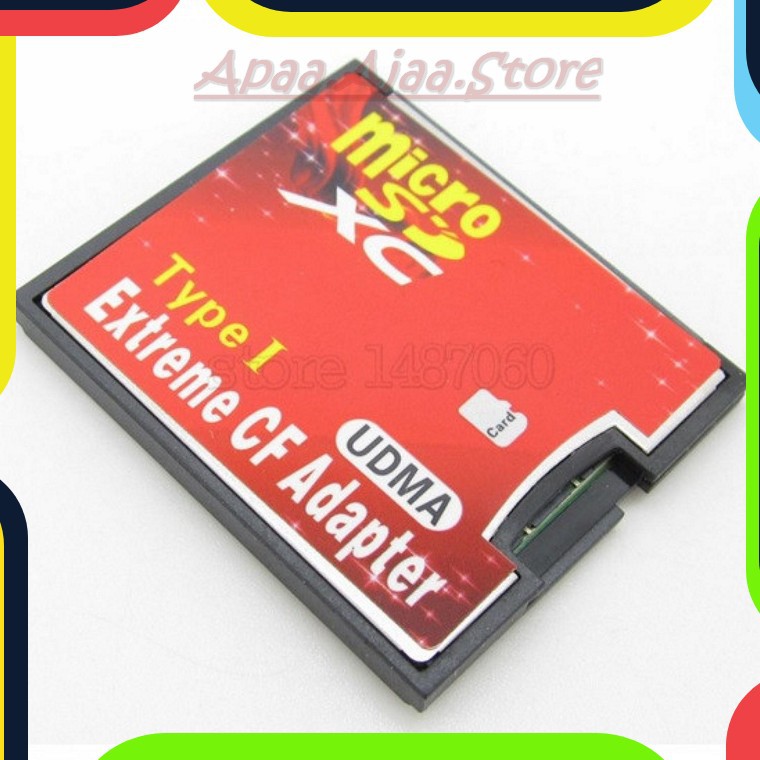 Bayar Ditempat Extreme Micro SD Card to CF Adapter Converter - TSR058