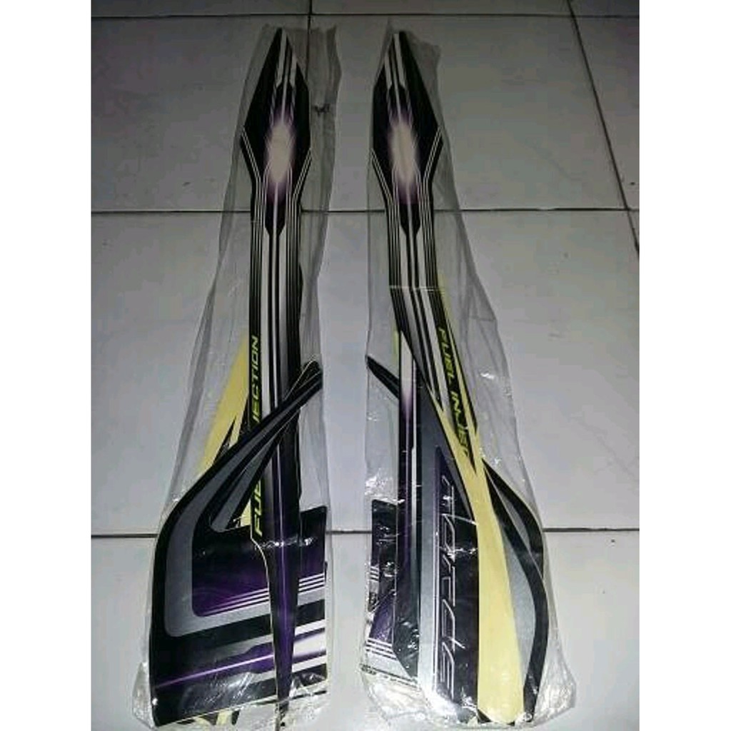 Stiker striping sticker yamaha new vega force 2013 violet