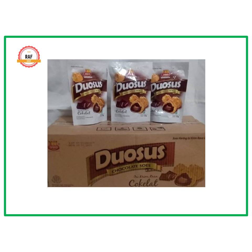 

Kue Duosus Murah Rasa Krim Coklat 1 dus ( 30 pcs X 30 gr )