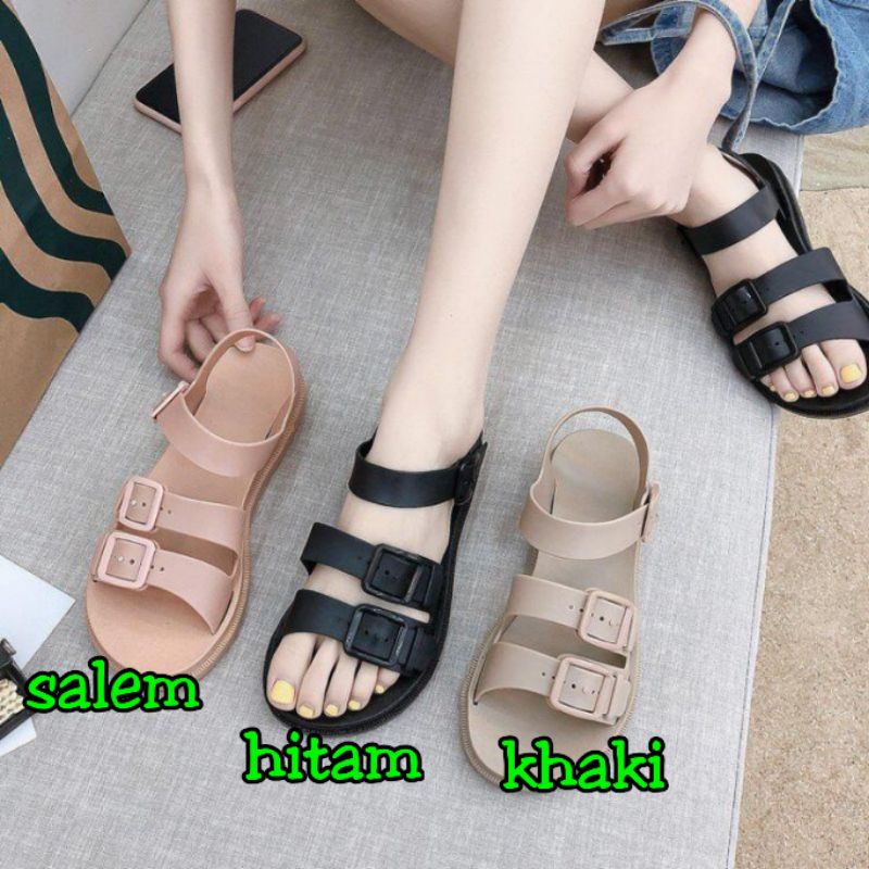 Sandal Jelly Tali Gesper Korea Style 3613-7 Import Balance-1