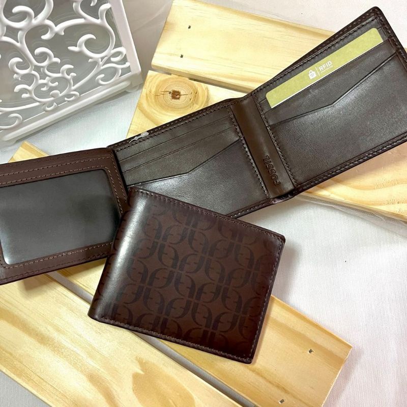 Dompet Pria Fossil Original Alto Traveler Brown/Dompet Kulit Asli