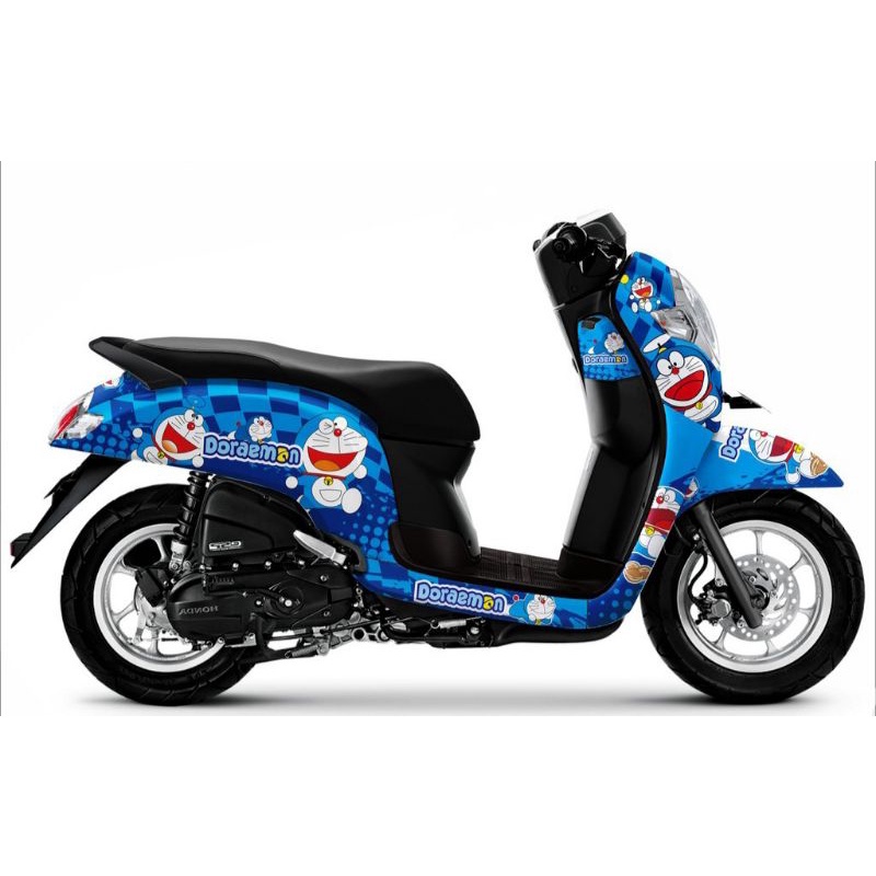 STICKER SCOOPY FULL BODY DORAEMON - DECAL SCOOPY 2017 - 2020 FULL BODY