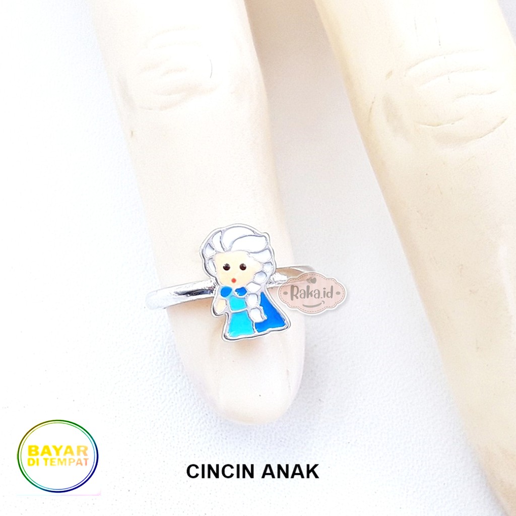 Raka Acc - Cincin Anak FROZEN Elsa Xuping Perhiasan Cantik Anak Lapis Emas 18k 274