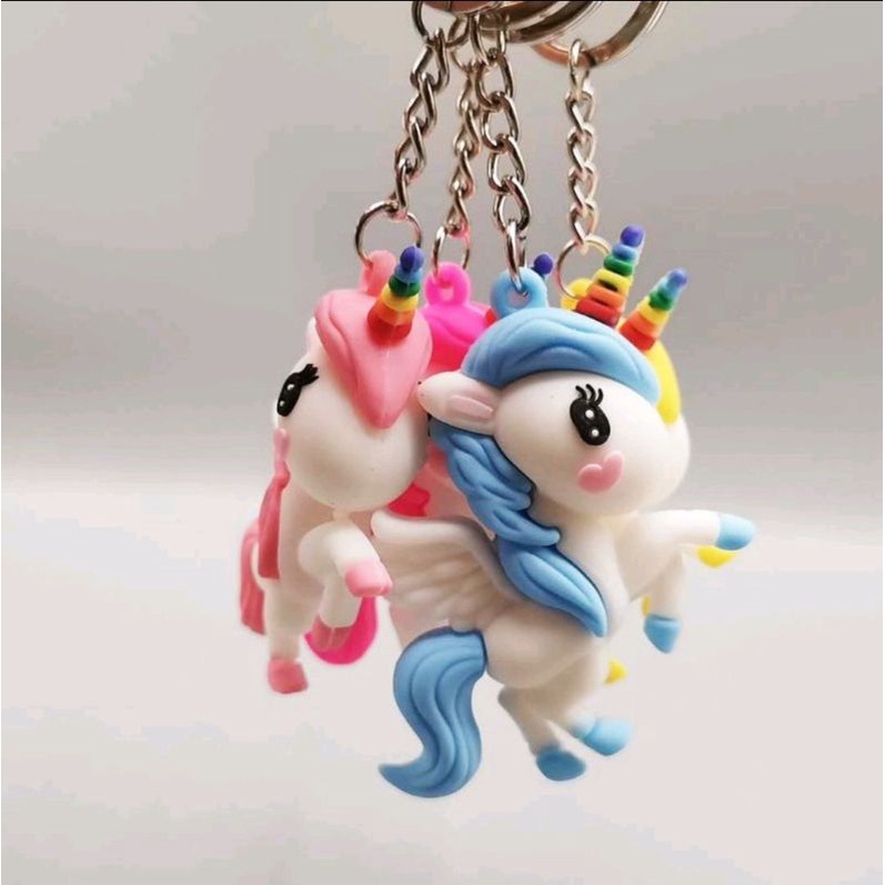 Gantungan Kunci Lucu Motif Unicorn Import Best Seller