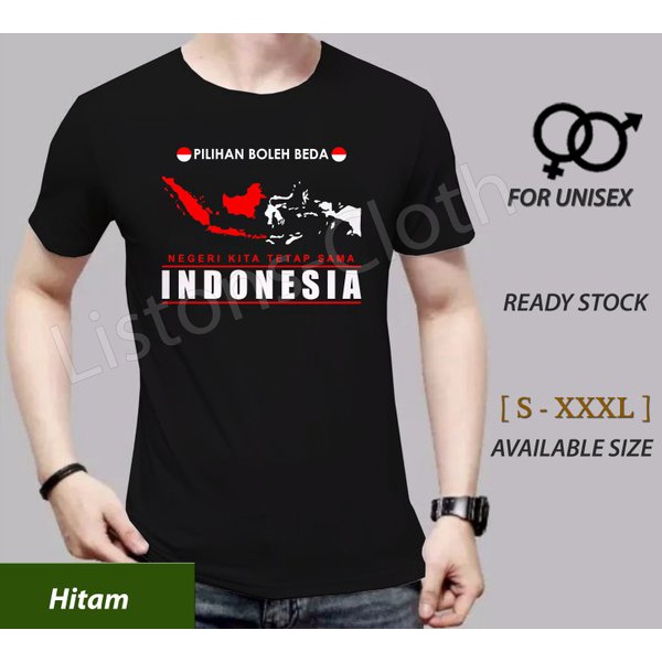 DI JUAL KAOS INDONESIA PRABOWO JOKOWI MANTAP