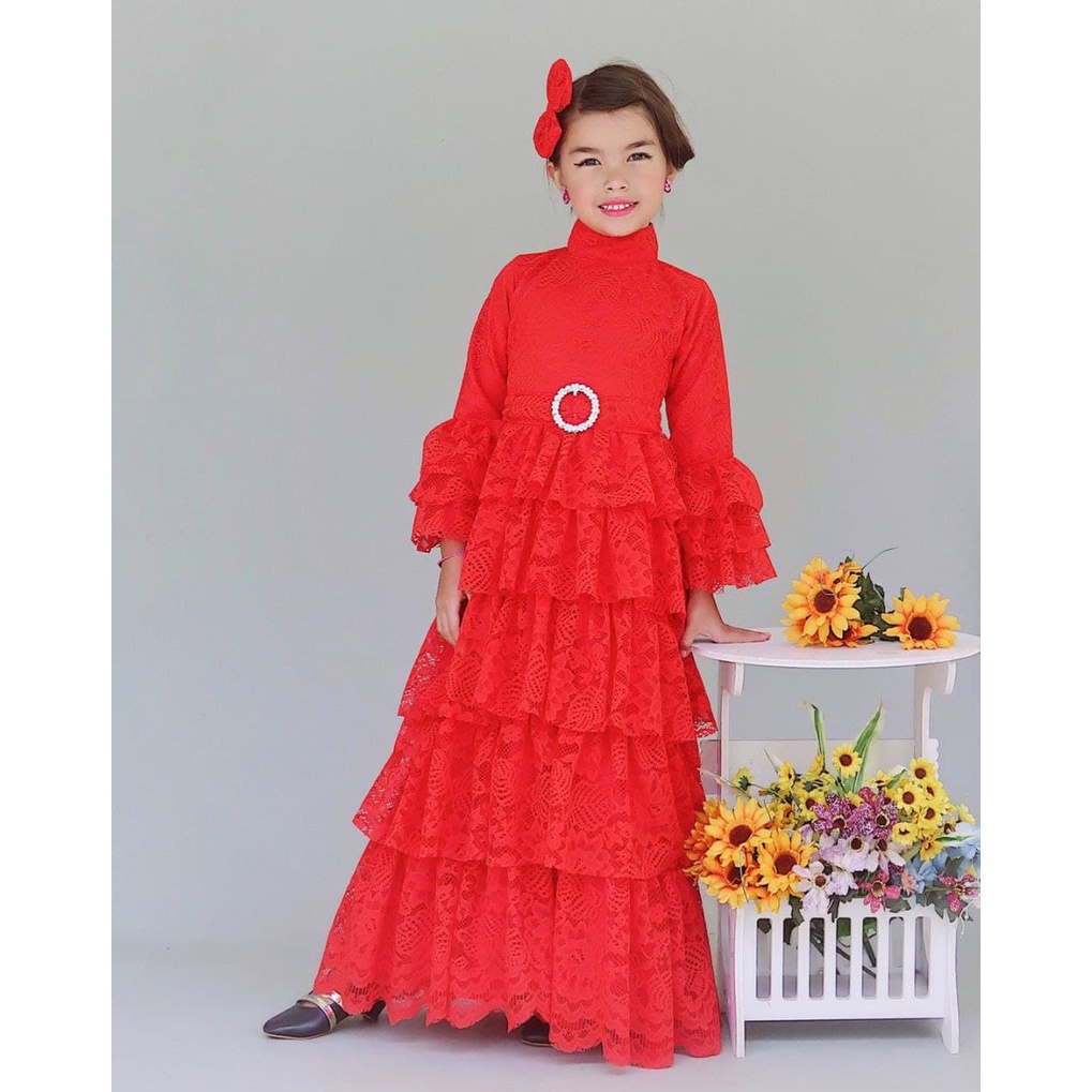 Gaun Elisabeth/Gaun Anak Terbaru/Baju Unik/Gaun Modern/Gaun Cewek Kekinian