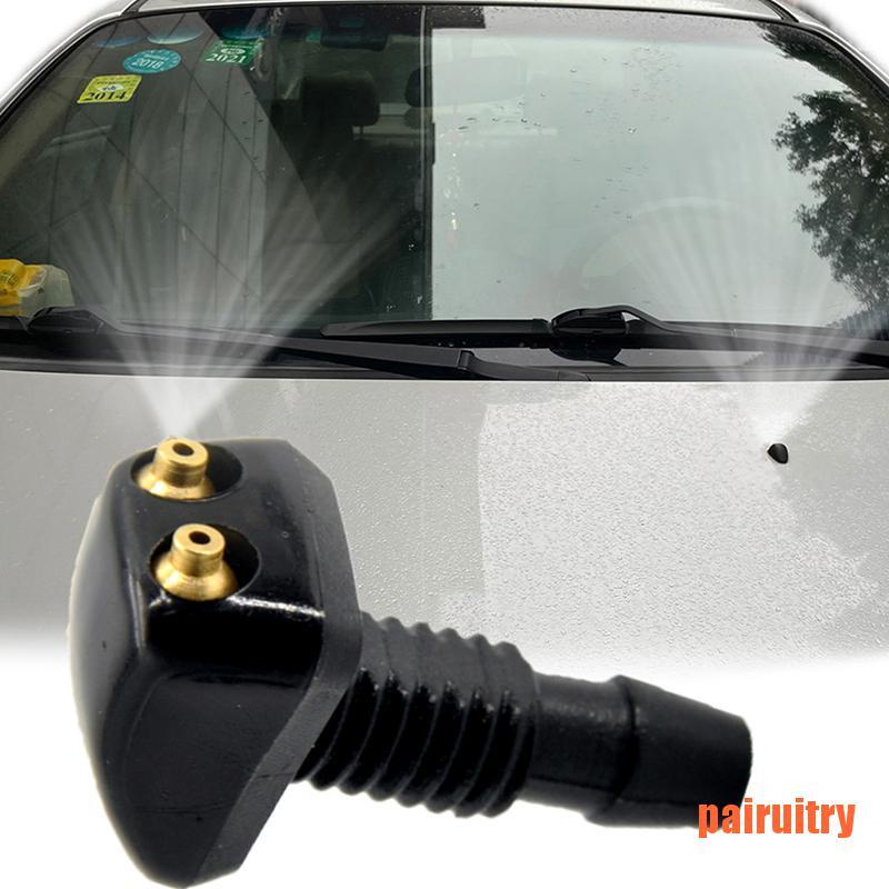 2 Pcs Nozzle Sprayer Wiper Kaca Depan Mobil Universal