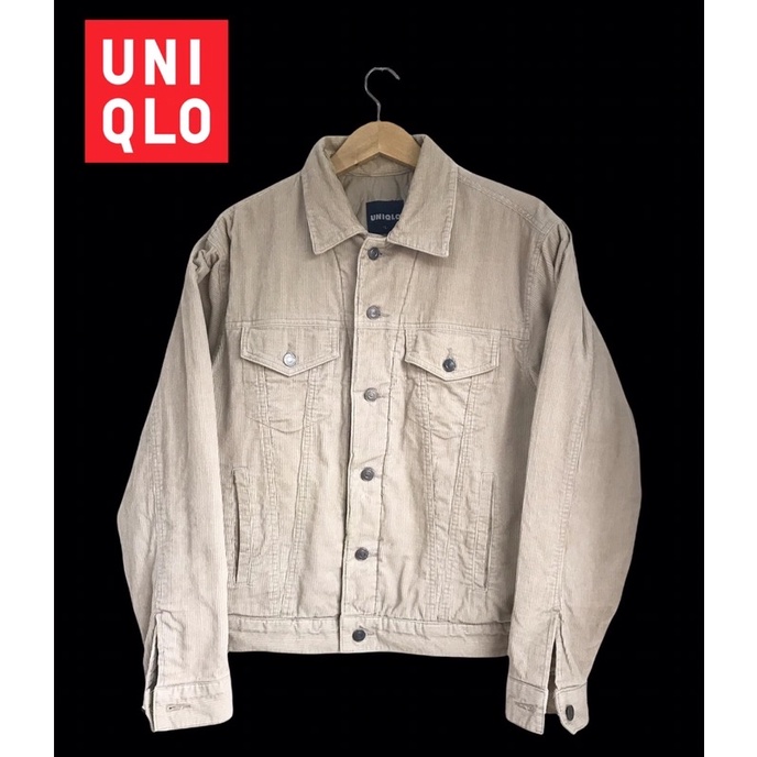 uniqlo trucker jaket corduroy second