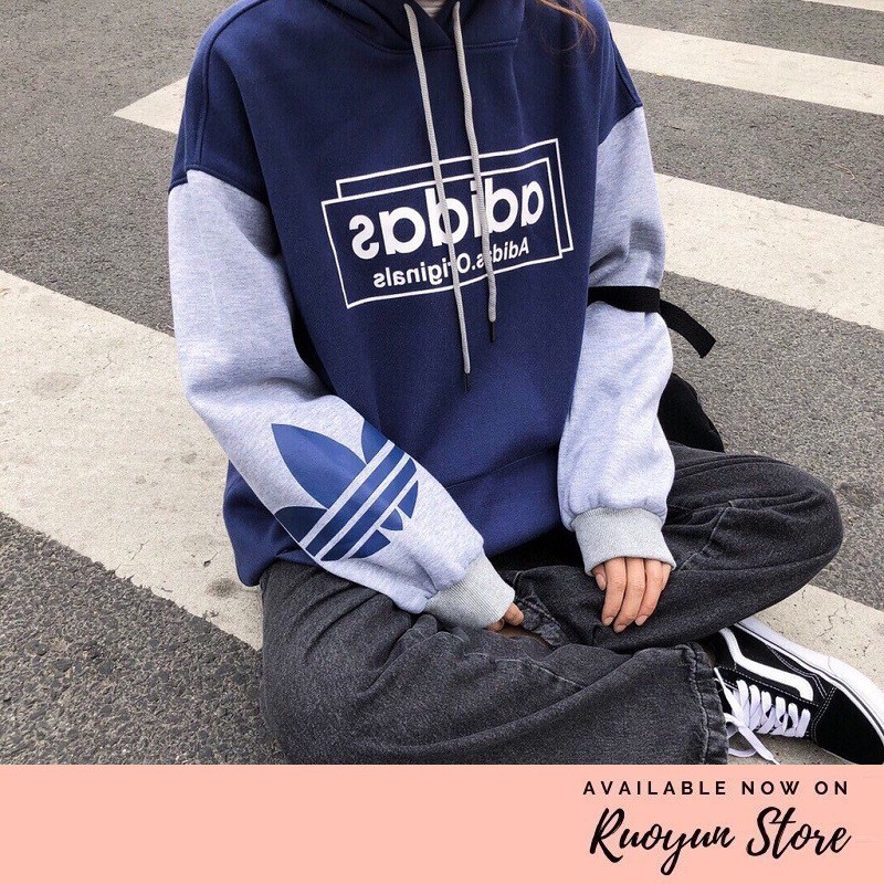 RYX - Sporty Streak Atasan Hoodie Wanita Fashion Casual - Ori Import