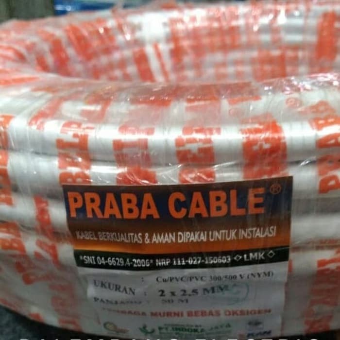 Kabel Praba NYM 2 x 2,5 mm roll 50m