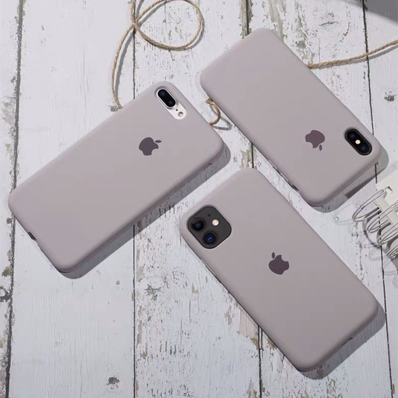 [[Tertutup Penuh] Silicon Case iPhone 12 Pro Max i12 mini i11promax i6 6SPlus 7 8 7Plus/8plus/X/XS/xsmax Casing iPhone SE 2020 Cover