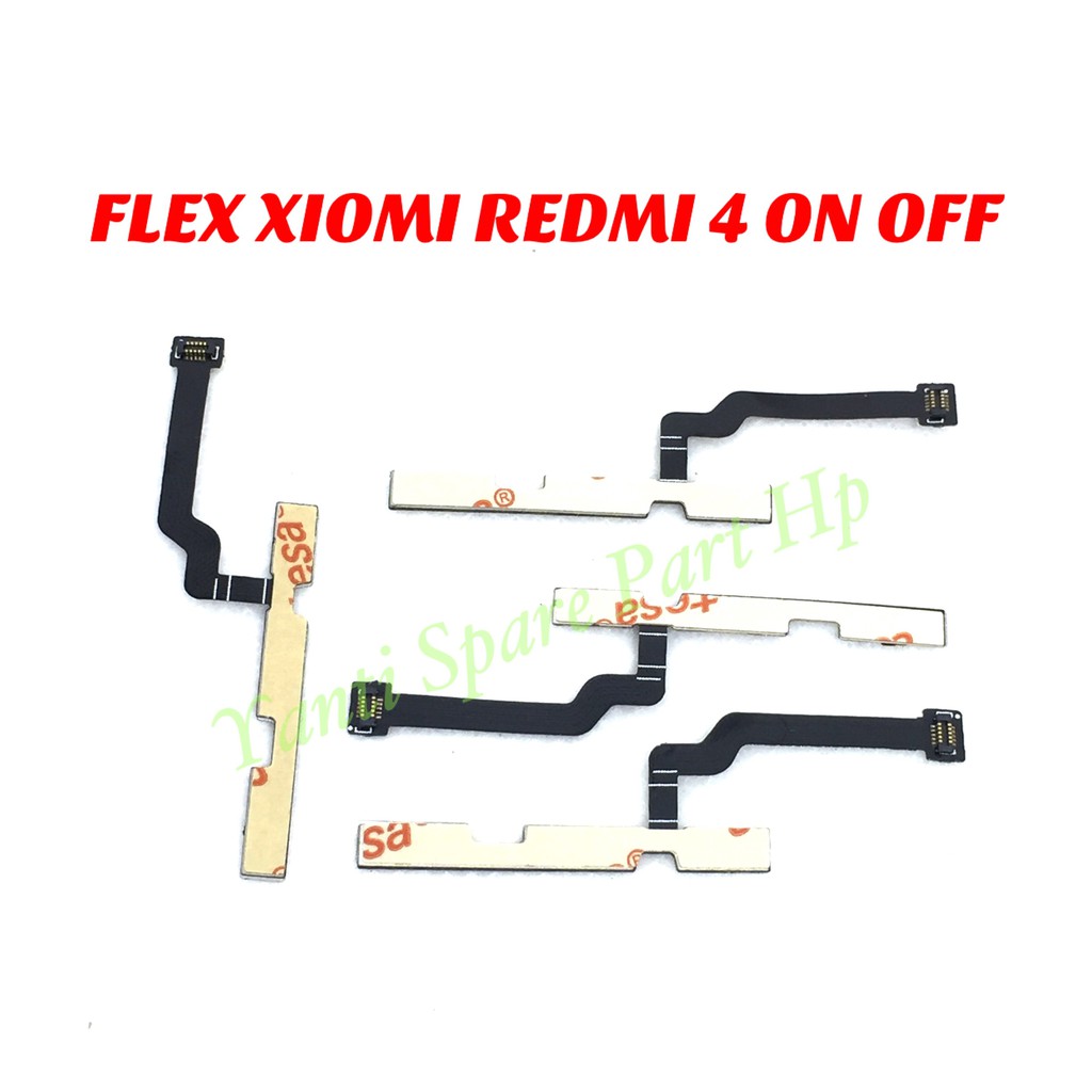 Flexible On Off Xiaomi Redmi 4 Original Terlaris New