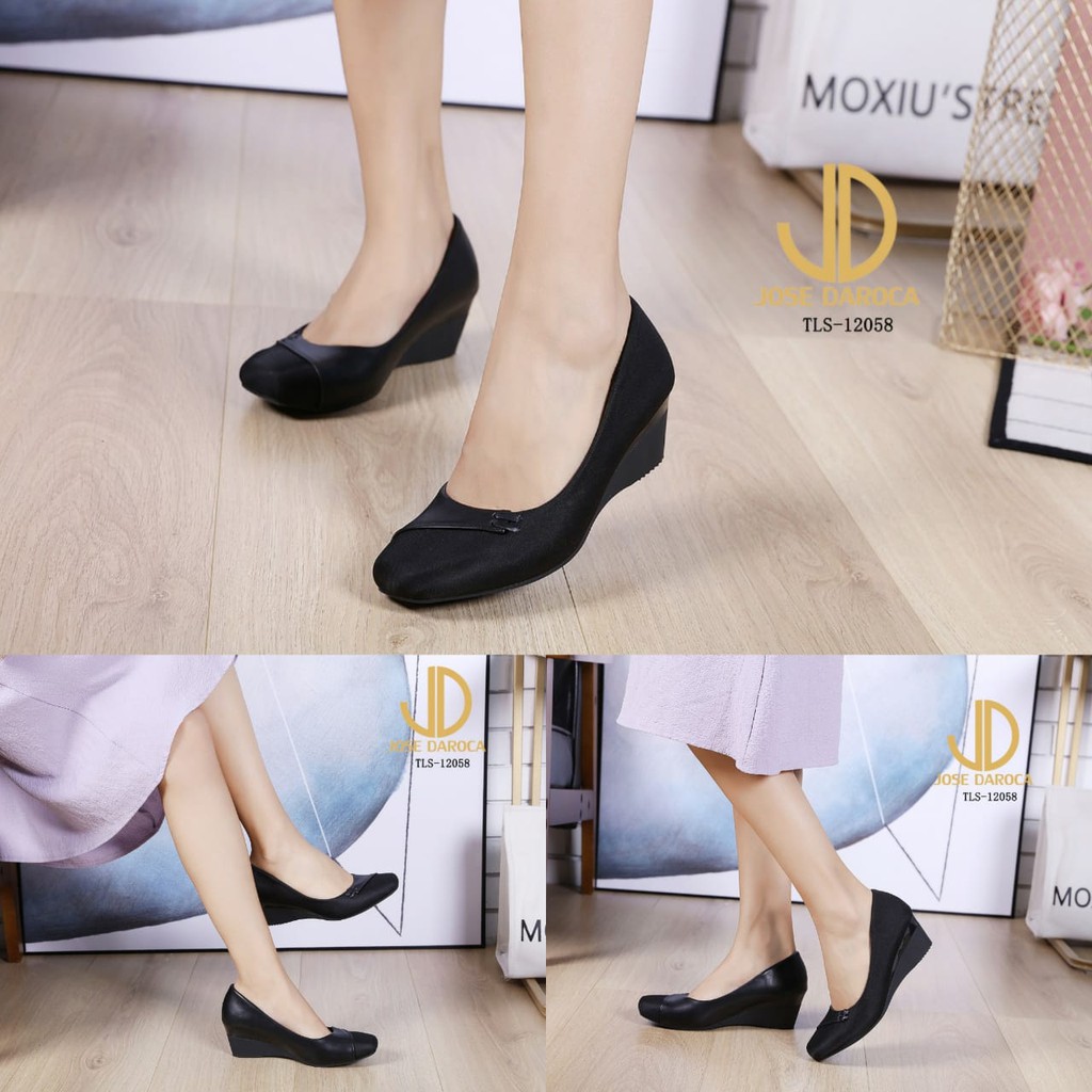 JOSE DAROCA Sepatu Wedges Wanita # TLS-12058# ORIGINAL