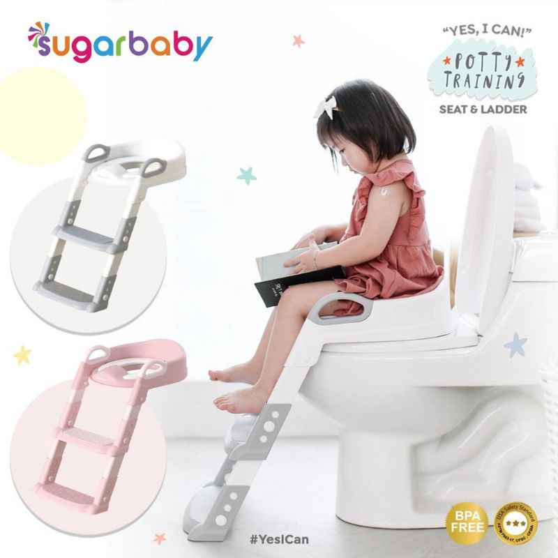 Sugar Baby Potty Ladder Chair Seat / Sugar Baby Potty Seat With Handles Dudukan Toilet Anak