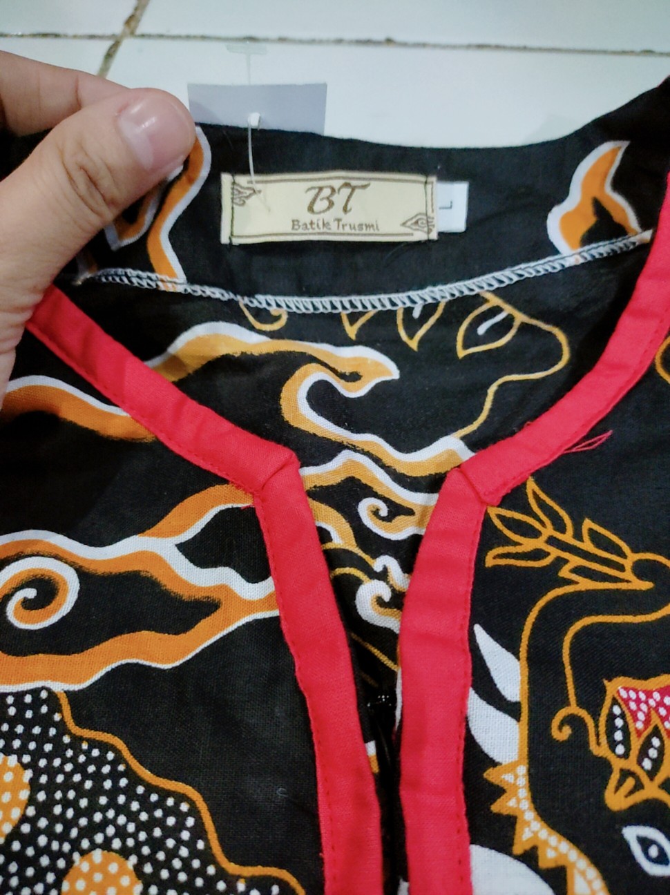 Batik Trusmi Blouse Mega Mendung Saiba Resleting