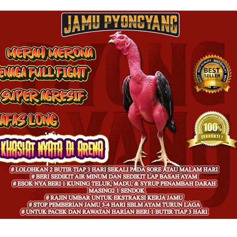 Murah Banget / JIVDK Jamu Ayam Aduan Terbaik, Doping Ayam Aduan, Jamu Pyongyang /Laris