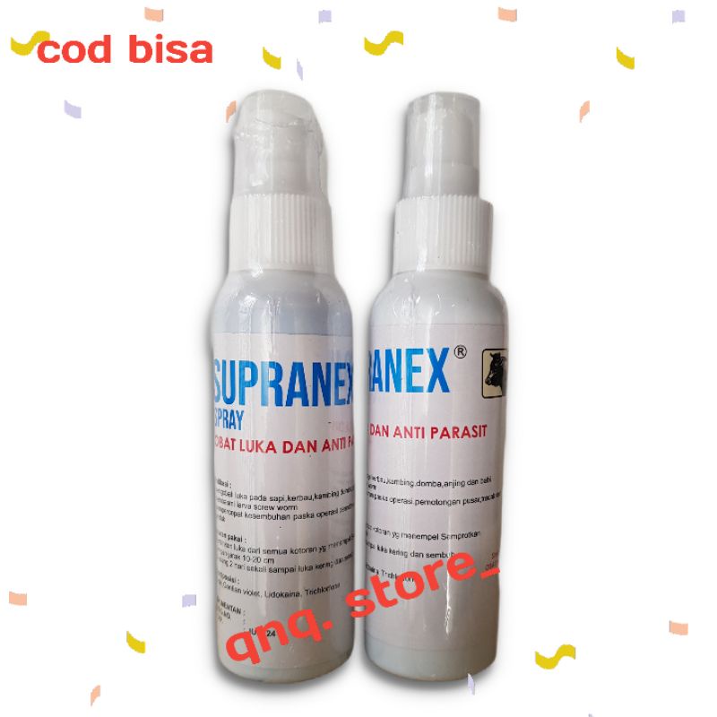 Jual supranex mirip gusanex kecil dicodine 100ml sapi kambing kuda obat ...