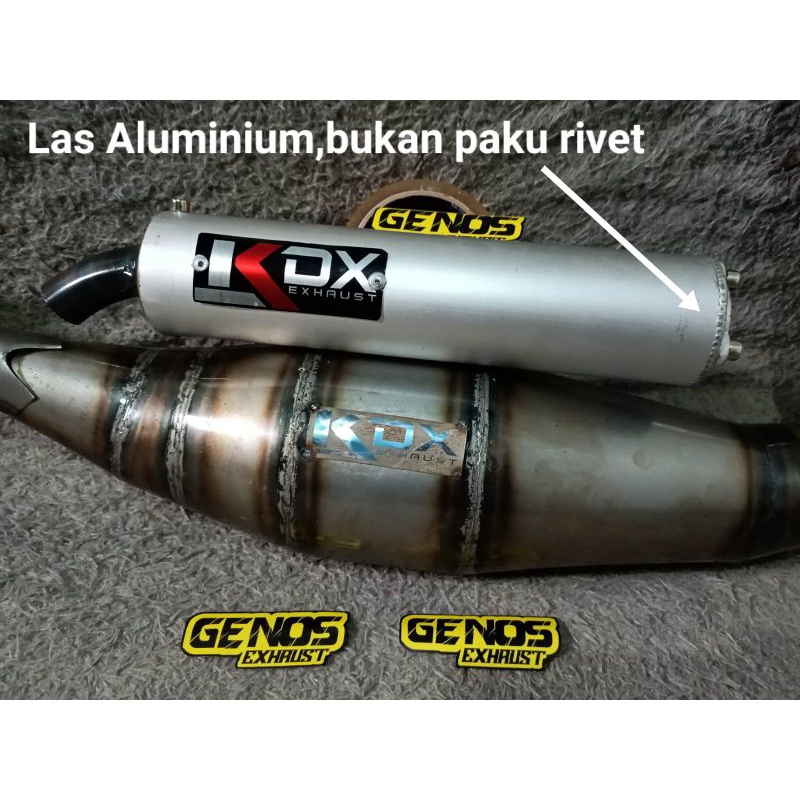 Knalpot KDX Exhaust Ninja 2 tak R RR SS Kis Standar Kompetisi Porting