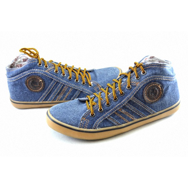 SEPATU PRIA BLACKMASTER BM 274 DENIM biru denim