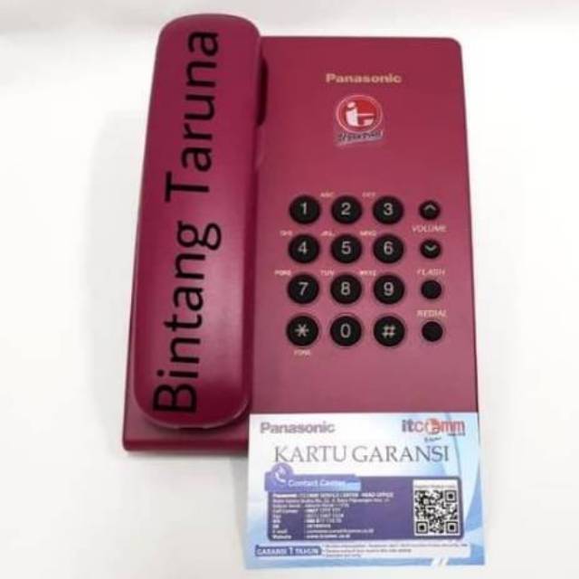 Telepon Panasonic KX-TS505 Pesawat Telepon Panasonic KX-TS505 (Merah)