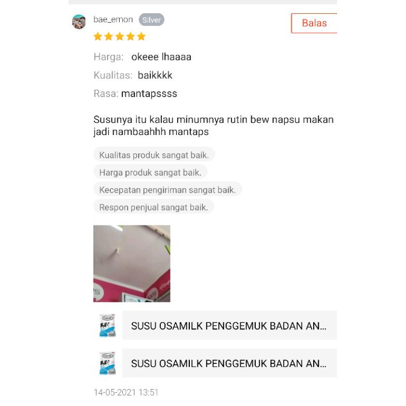 SUSU PENGGEMUK /PENAMBAH NAFSU MAKAN / COCOK UNTUK ANAK USIA 1 TAHUN ANAK MUDA DAN DEWASA