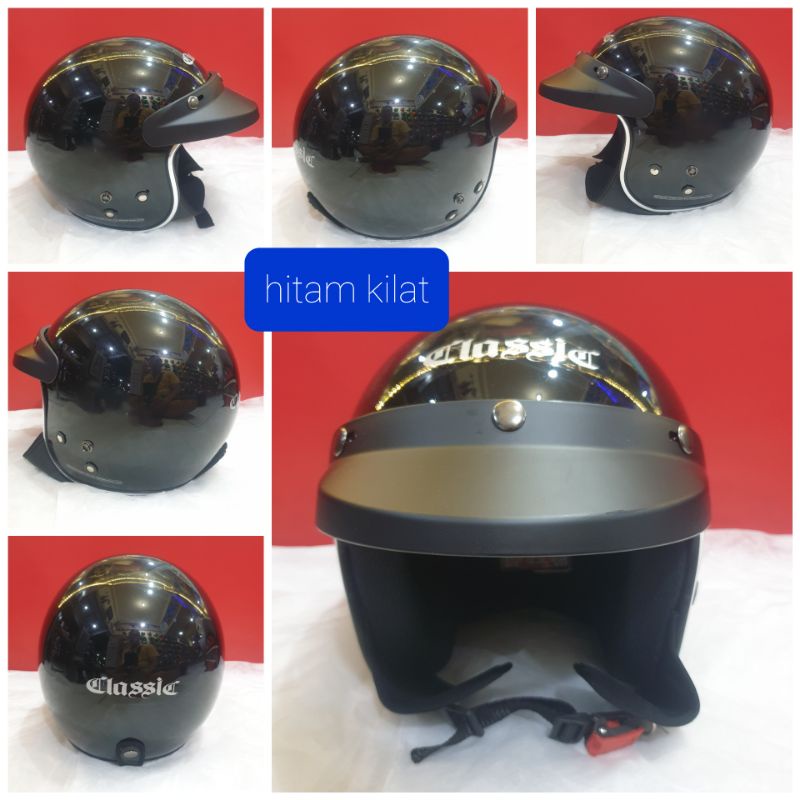 HELM BOGO DEWASA LIS KROM BOGO PREMIUM HELM BOGO TERBARU