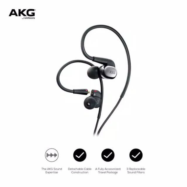 AKG N40 Dual Driver BA + DD (Customizeable Filter) IEM BNOB