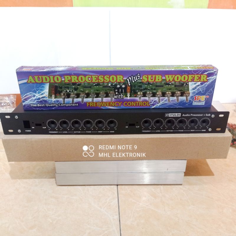 Paket Kit dan BOX Audio Processor Plus Sub Woofer Kualitas Bagus