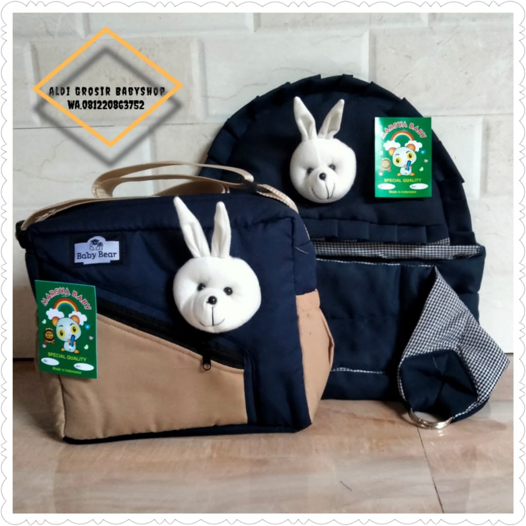 Satu Paket (2 in 1) Gendongan Bayi Dan Tas Bayi Termurah