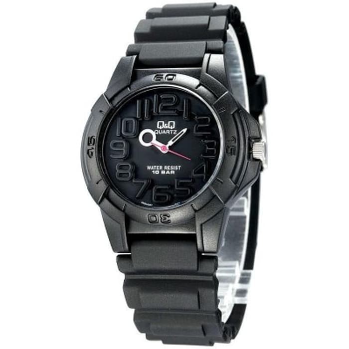 Q&Q QQ Analog Jam Tangan Wanita Hitam VR00J001Y Original