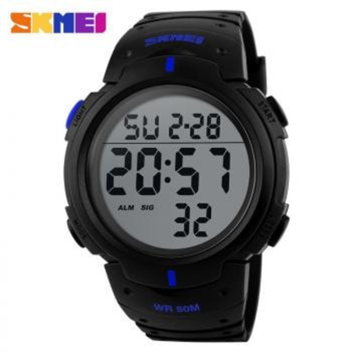 Jam Tangan Pria / SKMEI DG 1068 Men / Jam Tangan Digital LED Original