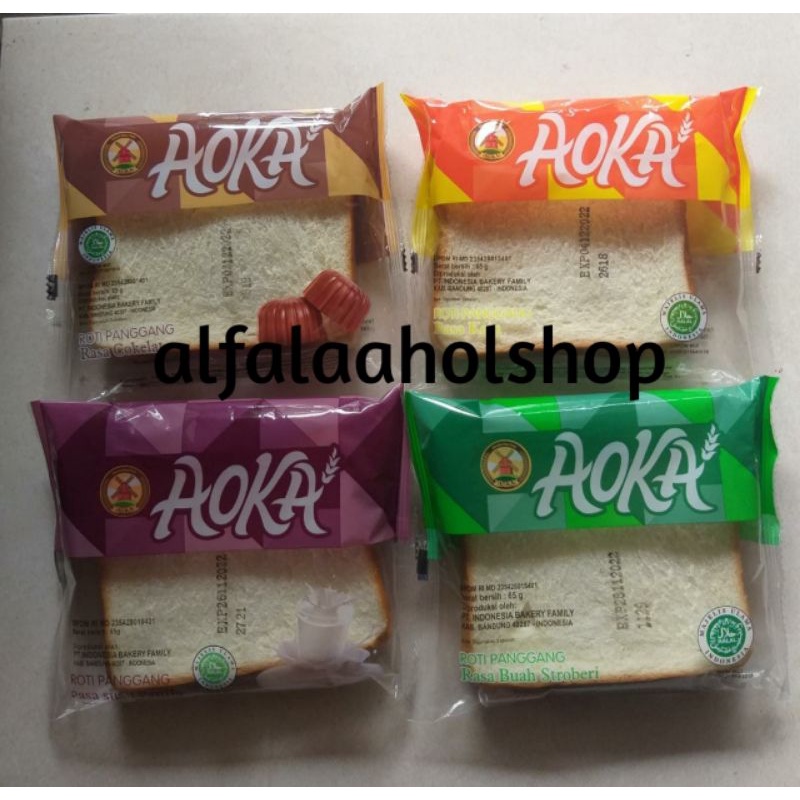 

Roti Panggang AOKA aneka rasa || Enak, Lembut dan Bergizi