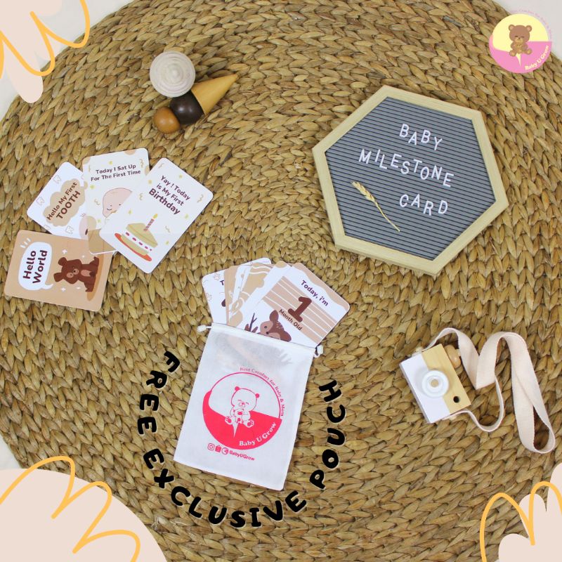 [EXCLUSIVE CARD] Baby Milestone Card Series | Kartu Foto Tumbuh Kembang Bayi - Exclusive Design-2