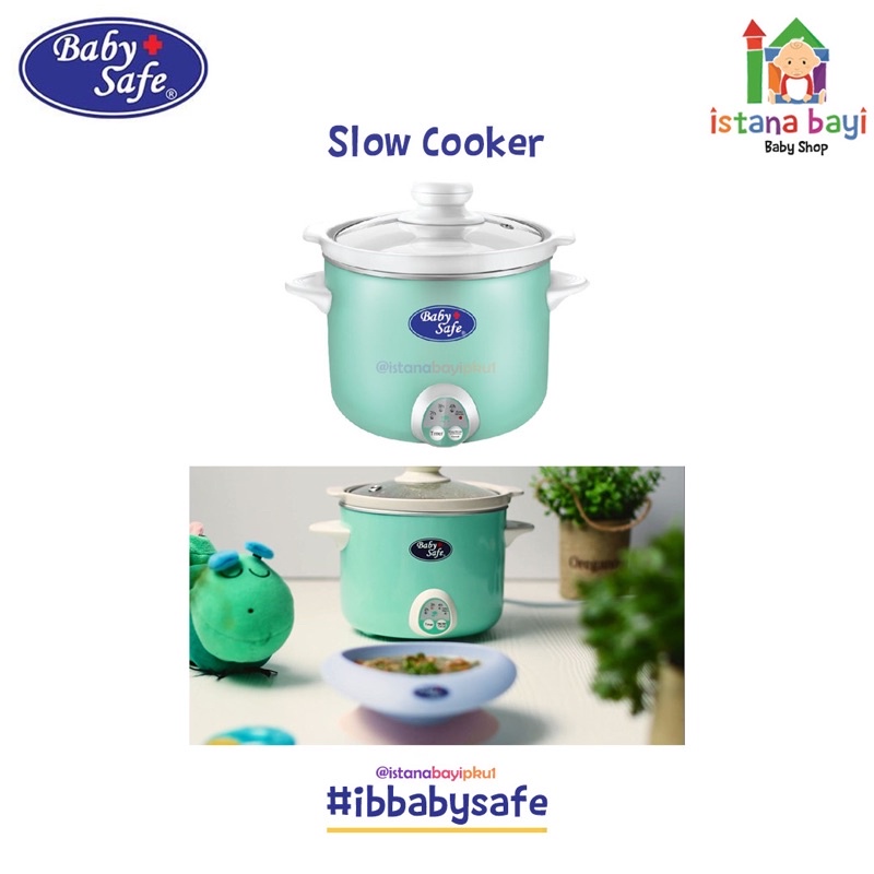 Baby Safe Slow Cooker 1.2 L - Alat Masak Mpasi LB07M