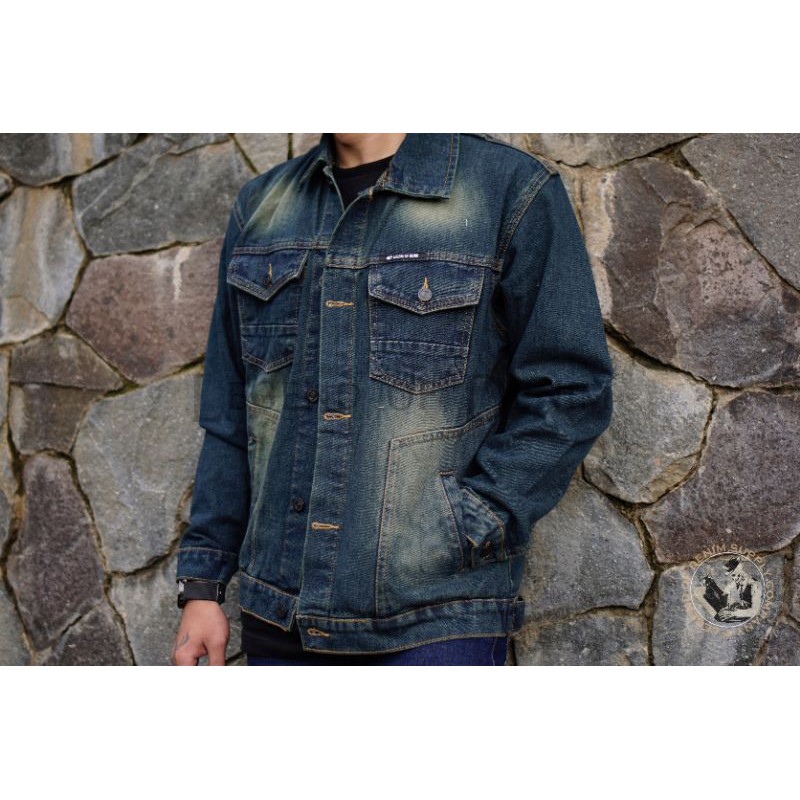 Jaket jens original legend of denim
