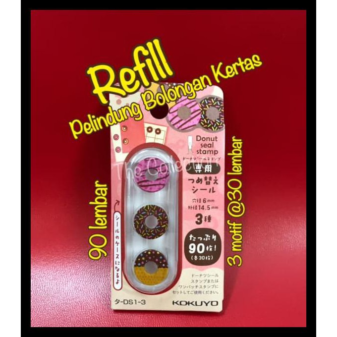 

Atk0415Ky Isi 90 Refill Motif Binder Hole Protector Donut Seal Kokuyo