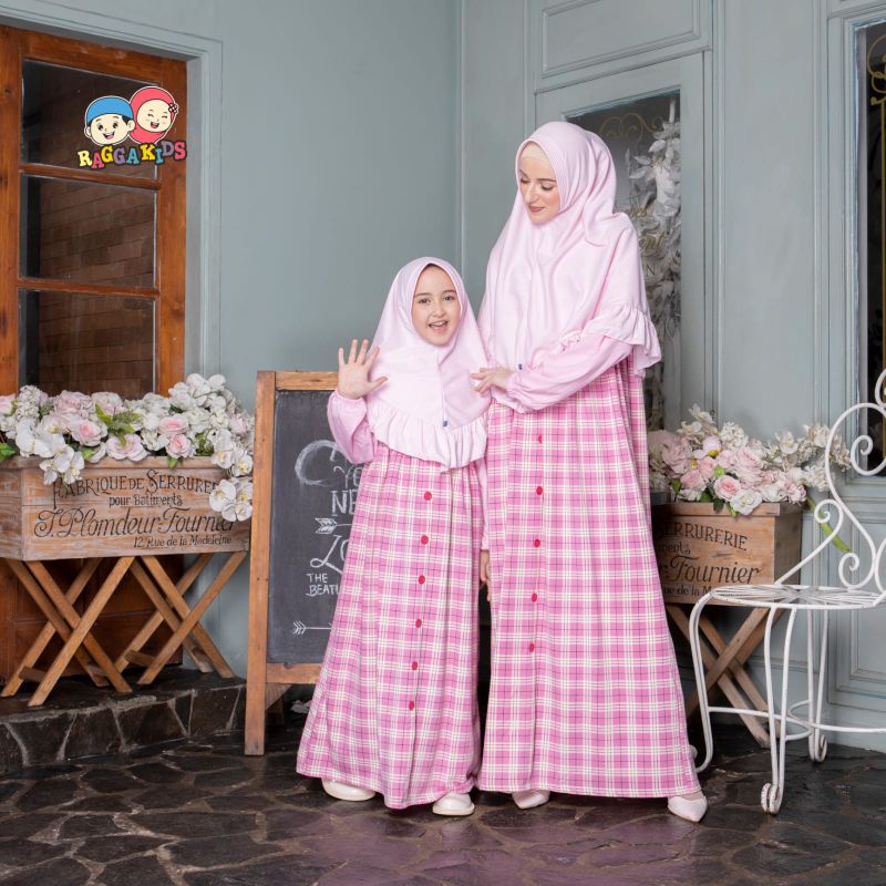 Baju muslim gamis anak raggakids | gamis ibu | gamis couple ibu dan anak