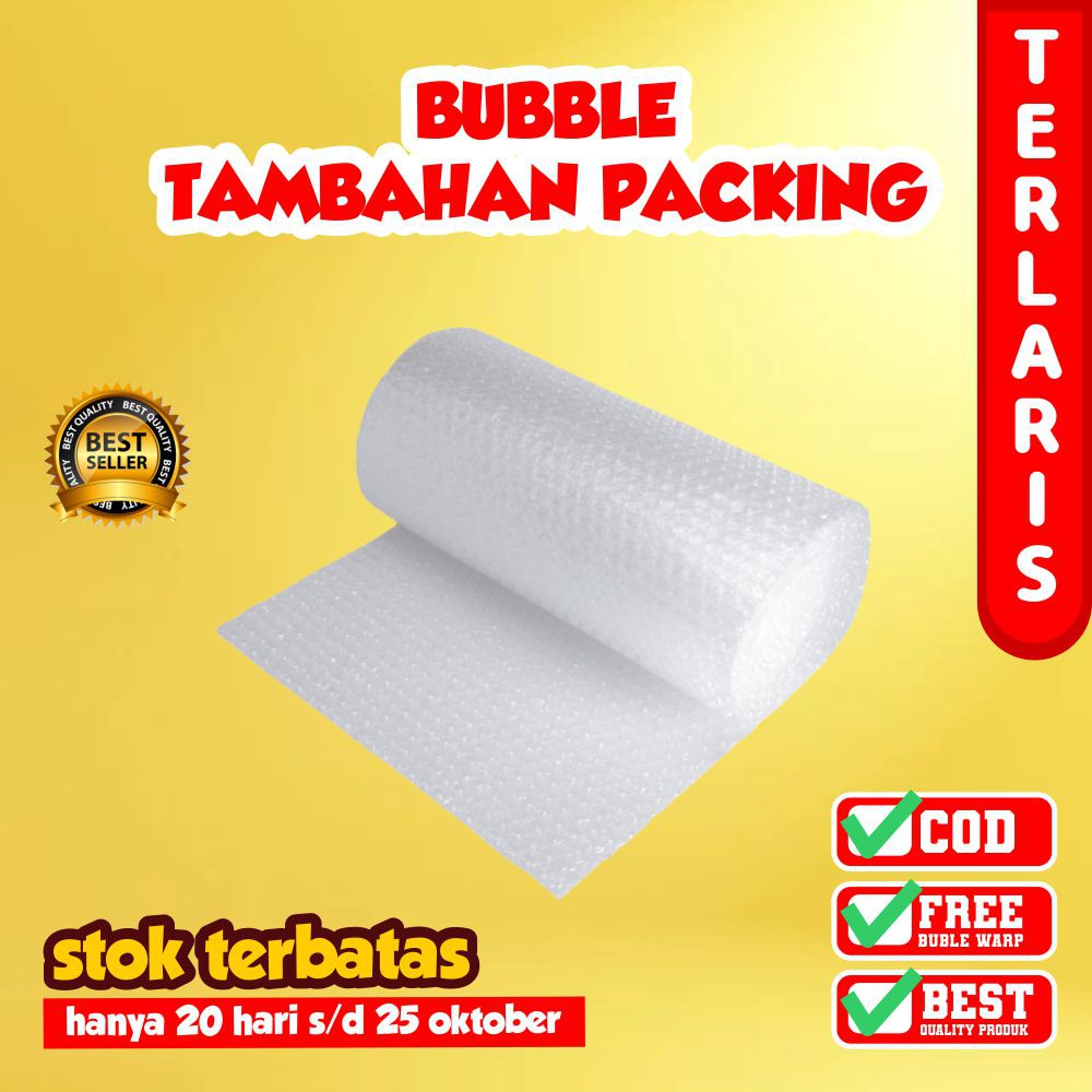 

Bubble Wrap Tambahan Packing