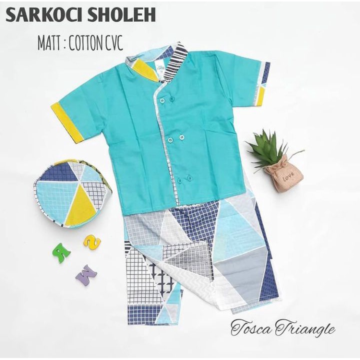 L A R SARKOCI SETELAN KOKO SARUNG JUNIOR 3-7 TAHUN LITTLE KODA