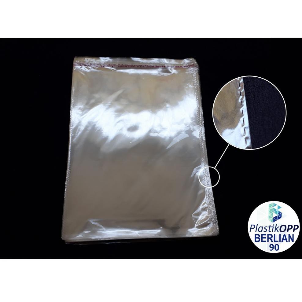 

PROMO!!!! 22 x 30 cm Plastik Opp Double Seal Tebal 20 MIC/ Plastik Kemasan
