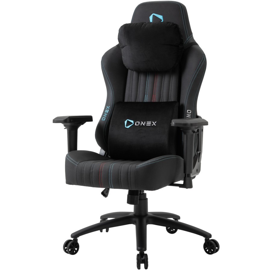 Kursi Gaming ONEX FT700 Premium Quality Gaming Chair Kursi -BLACK-BLUE