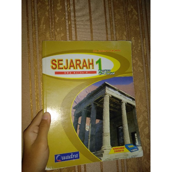 

Buku Sejarah Program Ilmu Sosial SMA kelas 1 Quadra
