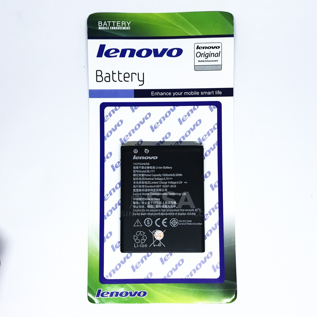 Baterai Original Lenovo BL171 A319 A390 A60 A65 A356 A368 OEM  BL 171 BL-171 Batre Garansi dan Awet