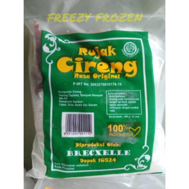 

RUJAK CIRENG RASA ORIGINAL CIRENG GORENG FROZEN