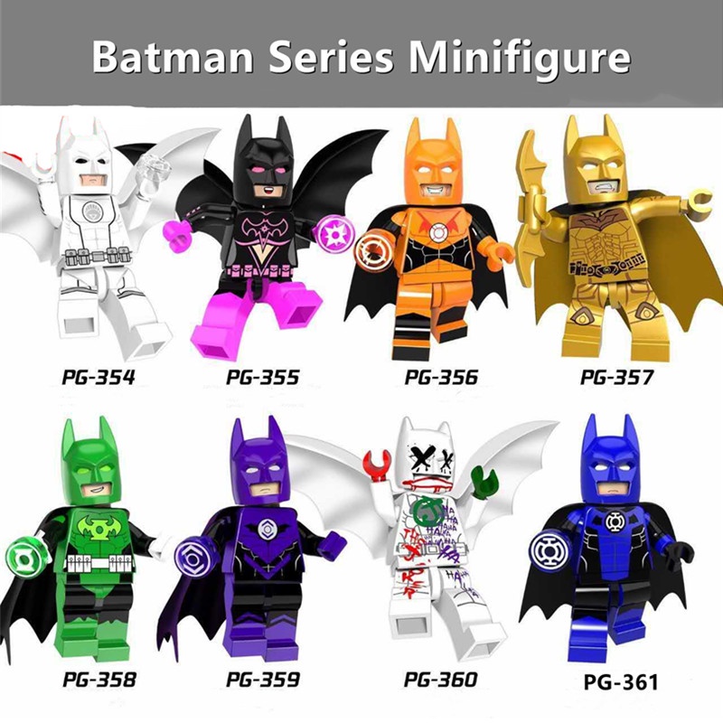 1pc Mainan Puzzle Balok Bangunan DC Batman Bahan ABS Untuk Hadiah Anak